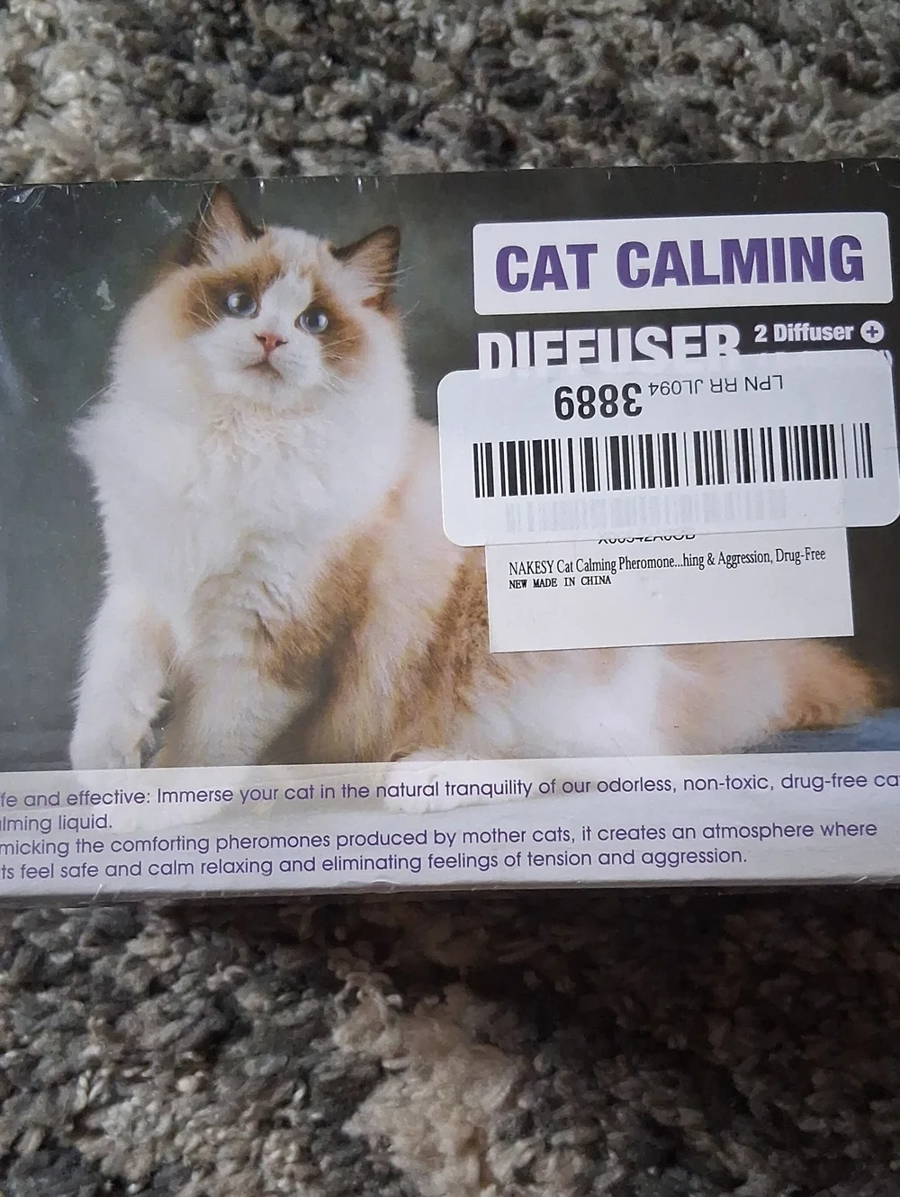 Cat Calming Diffuser Kit - Lavender Purple